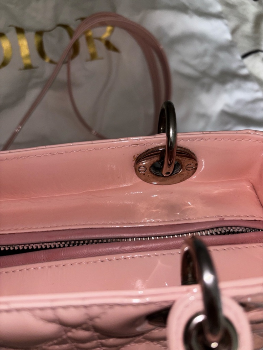 Lady Dior with Removable Strap - Picture 15 of 16